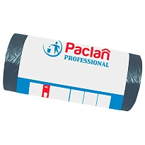 Мешки для мусора 60 л, черные, в рулоне 50 шт., ПНД, 6,2 мкм, 800х600 мм, PACLAN Professional, 604078 в Дзержинске