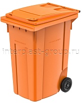 Мусорный контейнер 360 л оранжевый 360 оранжевый в Дзержинске