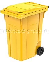 Мусорный контейнер 360 л желтый 360 желтый в Дзержинске