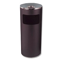 Урна металлическая с пепельницей, Титан, 29 л, черная, оцинкованная сталь в Дзержинске