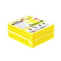 Мешки для мусора 160 л, желтые, в пачке 10 шт., ПВД, 40 мкм, 900х1100 мм, i-Bag в Дзержинске