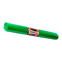 Мешки для мусора 180 л, зеленые, в рулоне 10 шт., ПВД, 50 мкм, 1100х900 мм, МЕШКОFF, 4458 в Дзержинске
