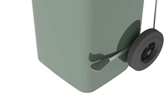 Педаль для мусорного контейнера 240 л.  серый в Дзержинске